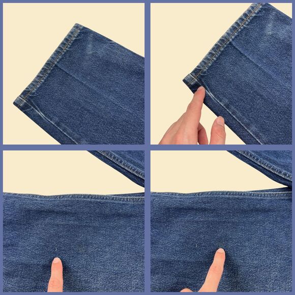 2004 Levis 505 38x34 denim pants, vintage Y2K regular fit medium wash jeans - Picture 6 of 9